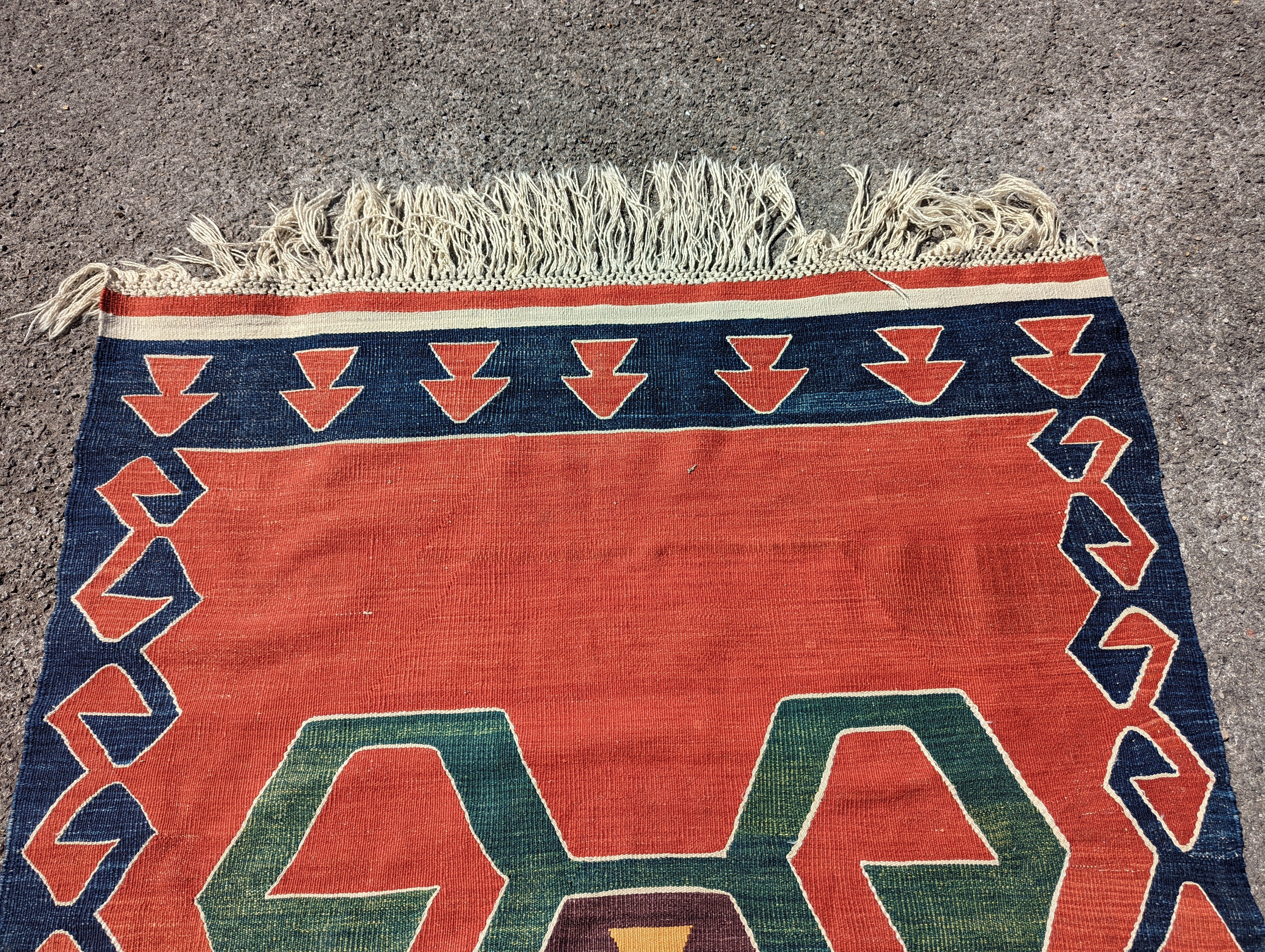 An Anatolian flatweave rug, 170 x 130cm
